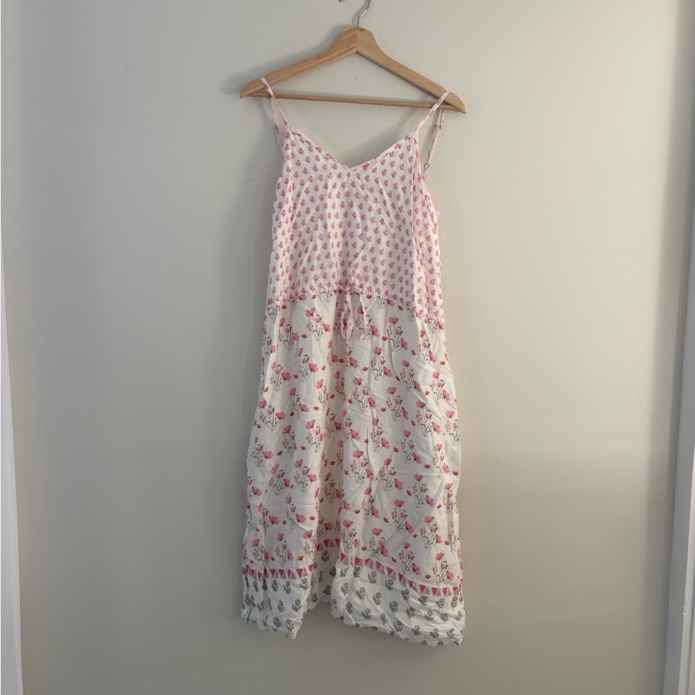 Reistor Pink and White Floral Sundress - Size XS